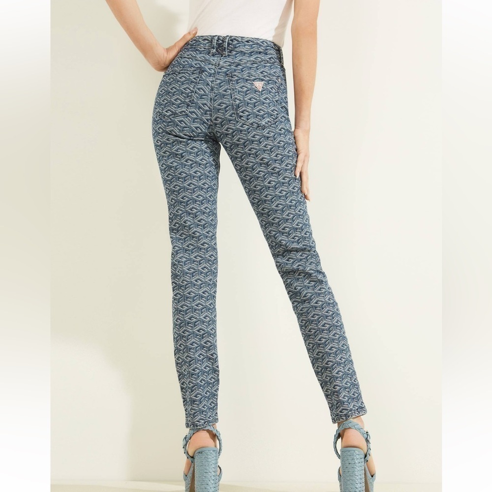 Womens guess cube wash skinny jeans - Picture 2 of 10